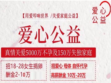 白银捐卵助孕生子 爱心志愿者招募
